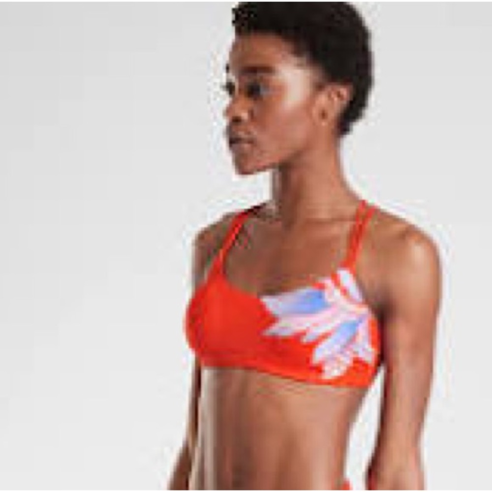 Athleta Women's Vintage Floral Strappy Bikini Top XS